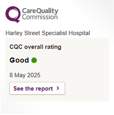 CQC overall rating: Good. Harley Street Specialist Hospital, 8 May 2025